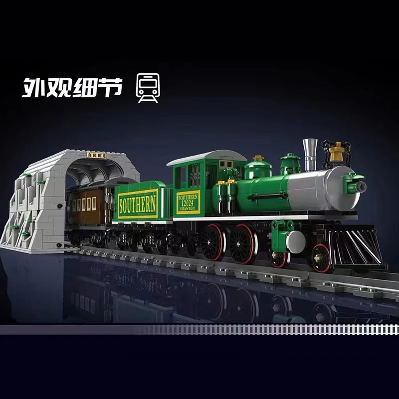 Mould King 12024 4 4 0 Steam Locomotive 5