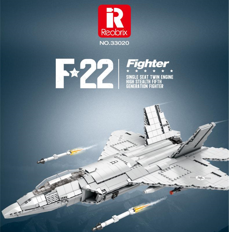 ReoBrix 33020 F 22 Fighter 1