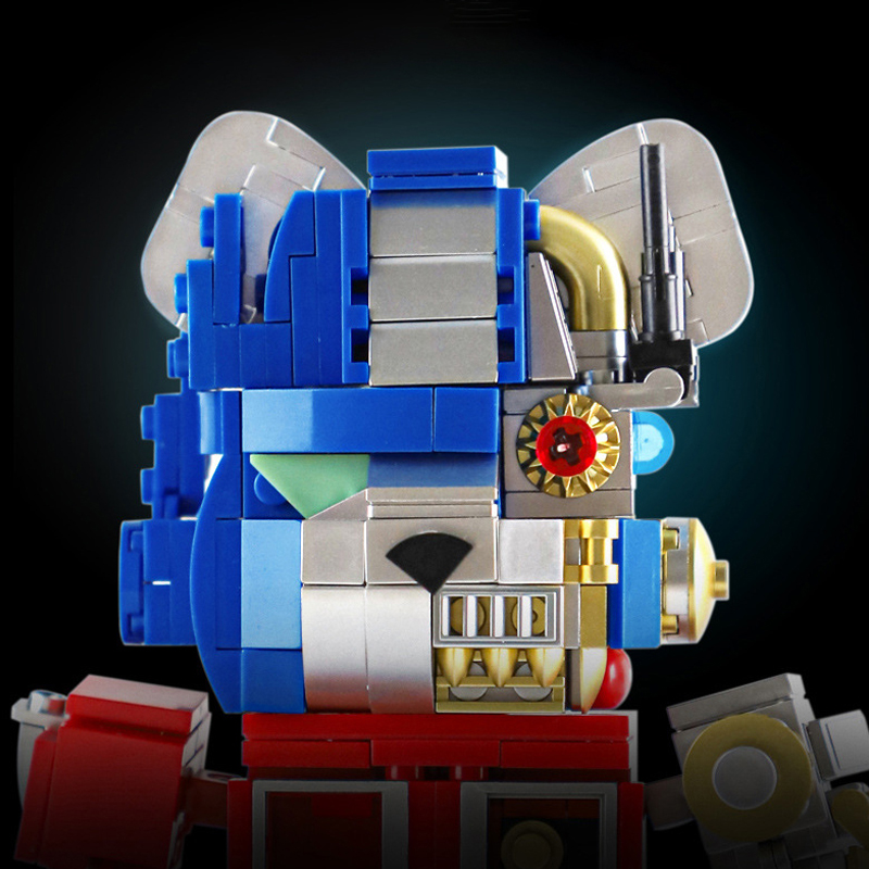 Wangao 288001 Optimus Prime Semi Mechanical Bear Brick 3