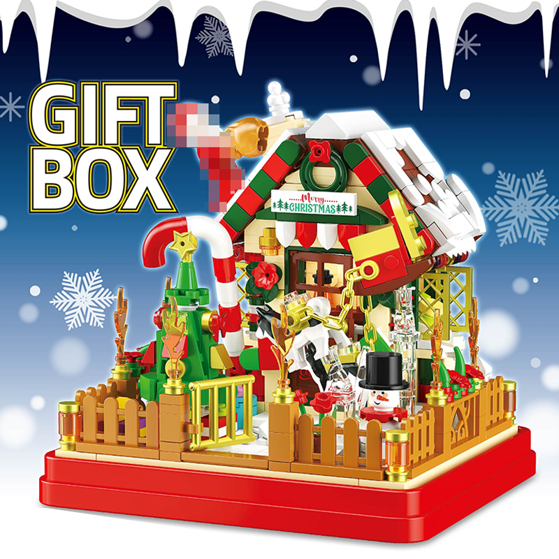 ZHEGAO 662023 Gift Box Christmas House 1