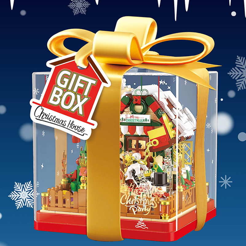 ZHEGAO 662023 Gift Box Christmas House 2