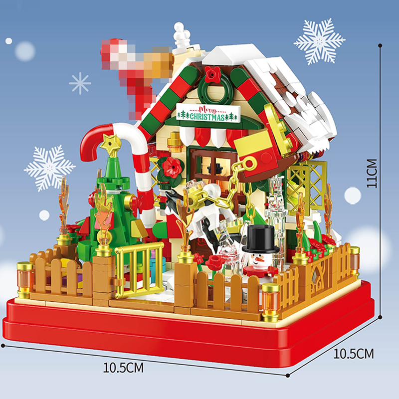 ZHEGAO 662023 Gift Box Christmas House 5