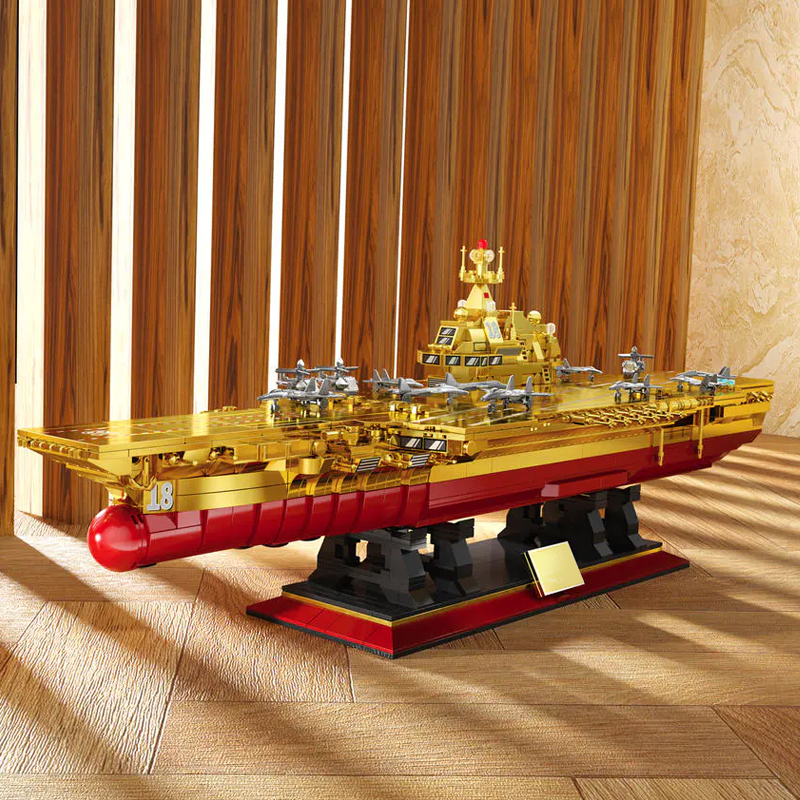 ZHEGAO GZ8888A The Ultimate Golden Version Of The Aircraft Carrier Fujian 4
