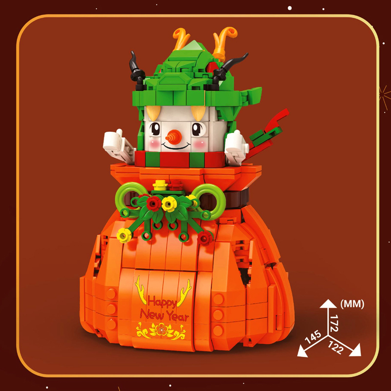 Kaido KD99011 Little Dragon Snowman Lucky Bag Christmas 4