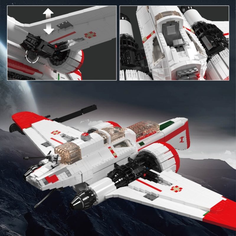 Mould King 21044 ARC 170 Starfighter 5