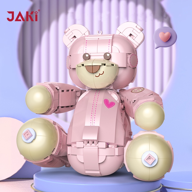 JAKI JK8133 Teddy Pink Bear 1