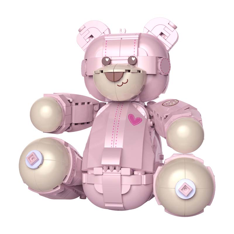 JAKI JK8133 Teddy Pink Bear 2