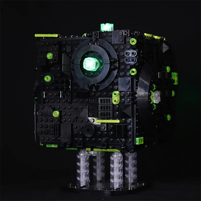 YOURBRICKS 60001 Star Trek Borg Cube with Lights 6