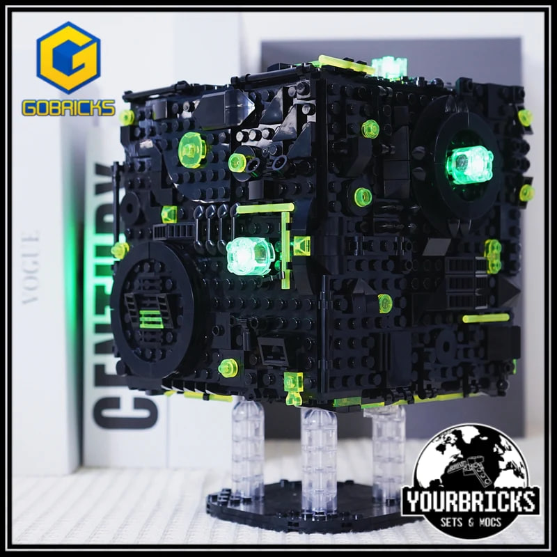 YOURBRICKS 60001 Star Trek Borg Cube with Lights 7
