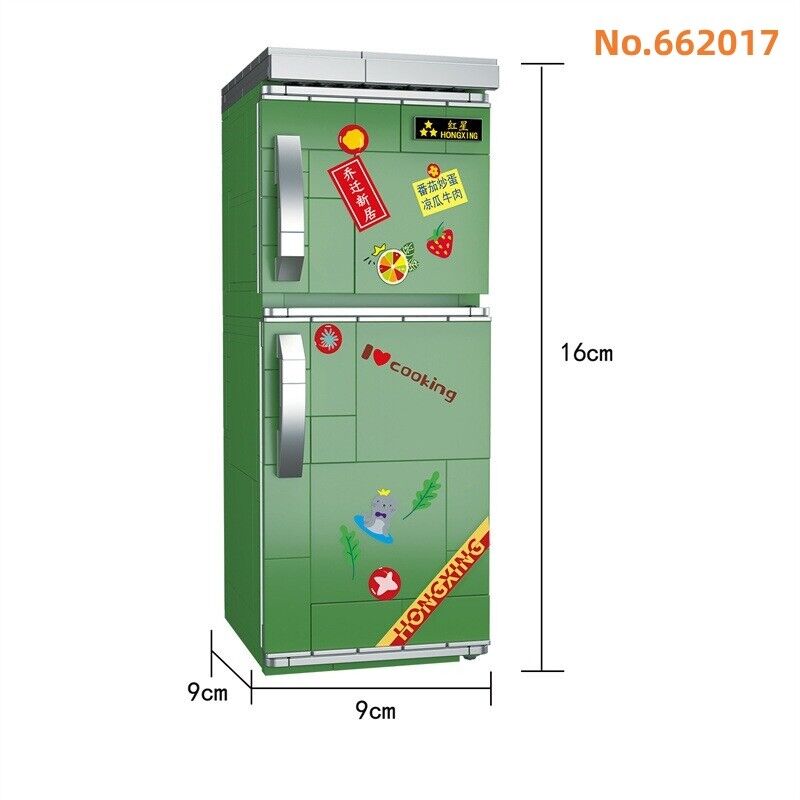 ZHEGAO 662017 Back To The 1990s Refrigerator 2