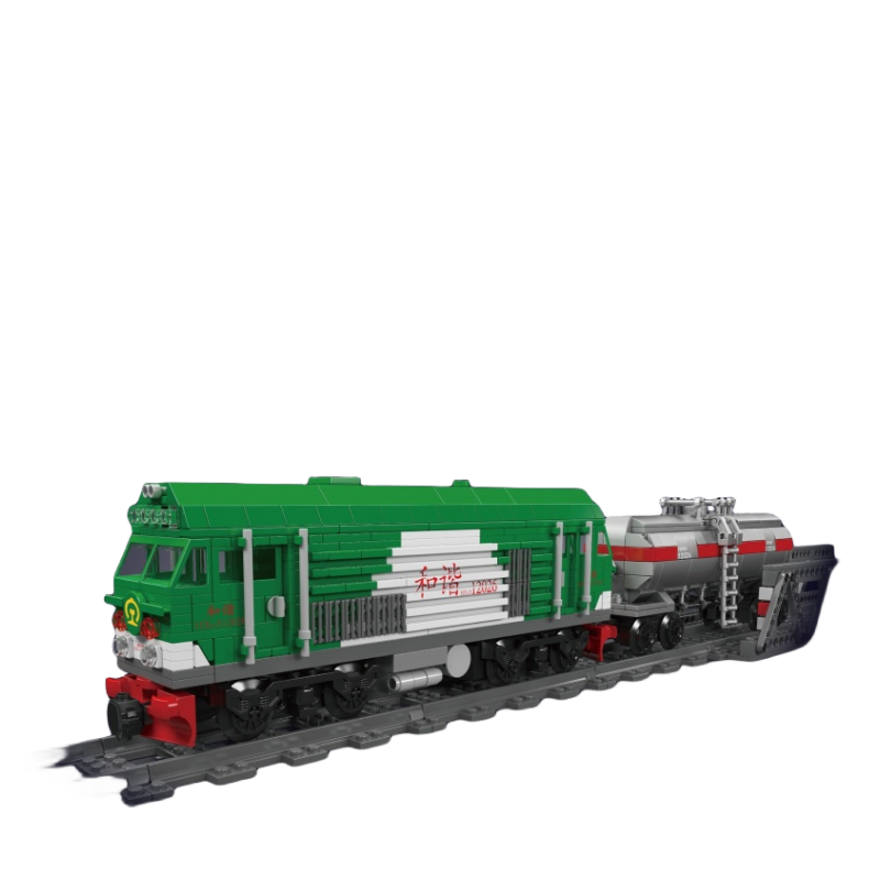 Mould King 12026 HXN 3 Diesel Locomotive With Motor 2