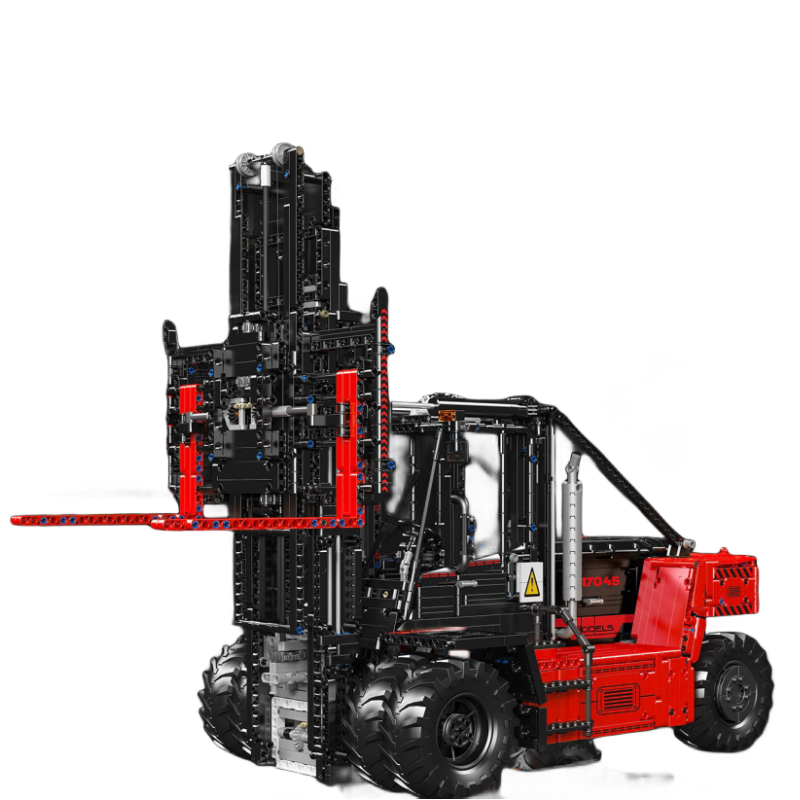 Mould King 17045 Red Heavy Duty Stacker With Motor 2