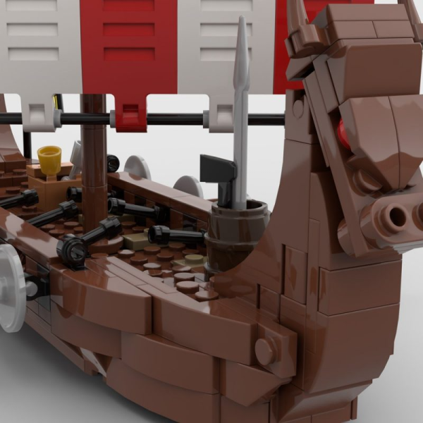lightake the viking longship moc 1