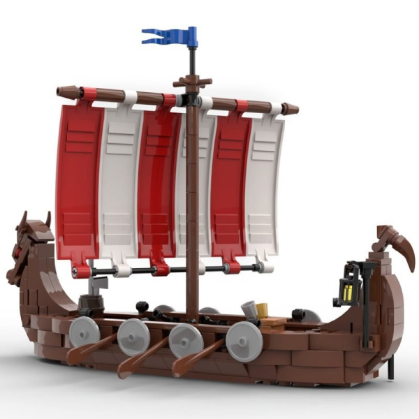 lightake the viking longship moc 2
