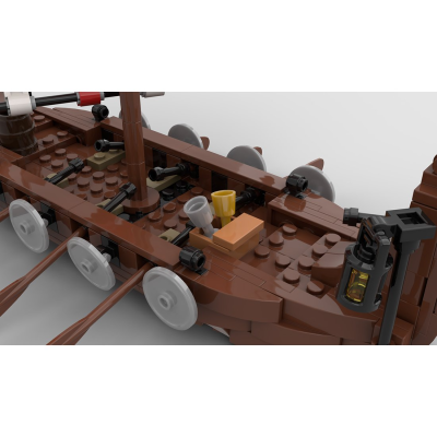 lightake the viking longship moc