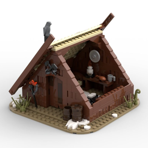lightake the vikings house moc 9 1