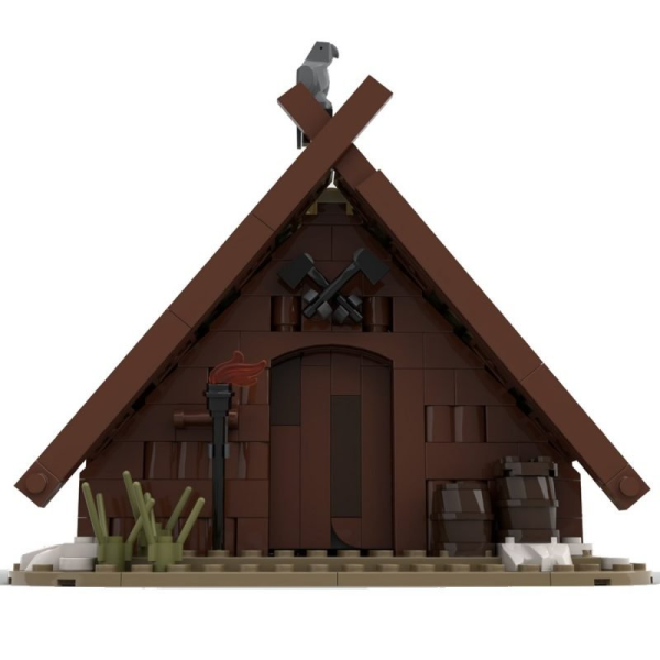 lightake the vikings house moc 9 3